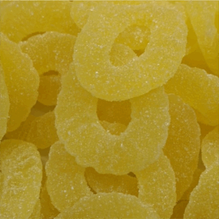 Żelki "Plastry ananasa" ananas