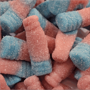 Żelki "Butelki" guma balonowa