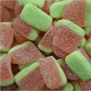 Żelki "Kwaśne plasterki" arbuz