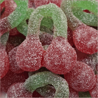 Żelki "Wiśnie kwaśne" wiśnia