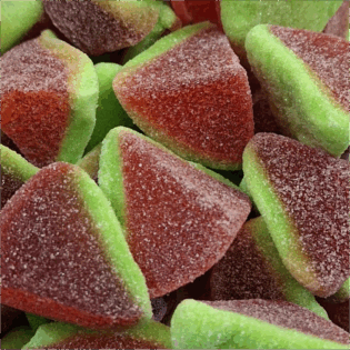 Żelki "Arbuzy nadziewane musem" arbuz