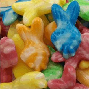 Żelki "Rybki" jogurtowo-owocowe