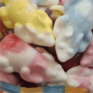 Żelki "Myszki" jogurtowo-owocowe