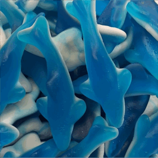 Żelki "Rekiny" jogurtowo-owocowe