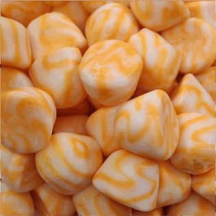 Żelki "Całuski zakręcone" brzoskwinia