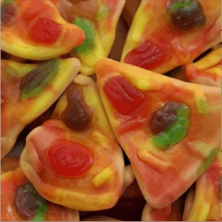 Żelki "Pizza" jogurtowo-owocowe