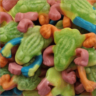 Żelki "Żabka tropikalna" jogurtowo-owocowe