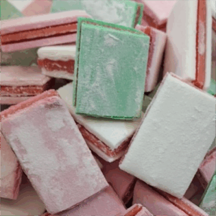 Żelki "Sandwich MIX" jogurtowo-owocowe w pudrowej posypce