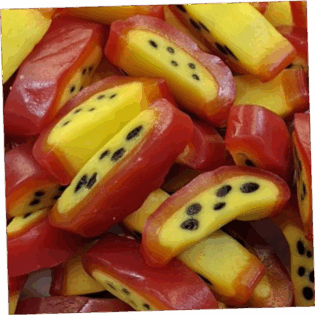 Żelki "Połówki marakui" owocowe