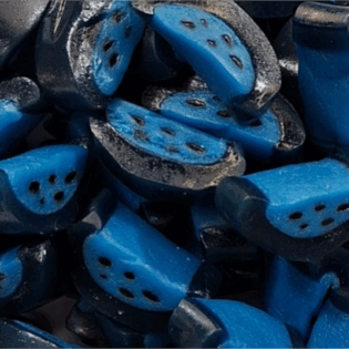 Żelki "Połówki niebieskiej maliny" owocowe