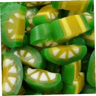 Żelki "Połówki limonki" owocowe