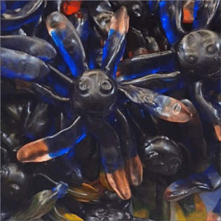 Żelki "Kałamarnice" owocowe