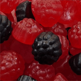 Żelki "Maliny-jeżyny" owocowe