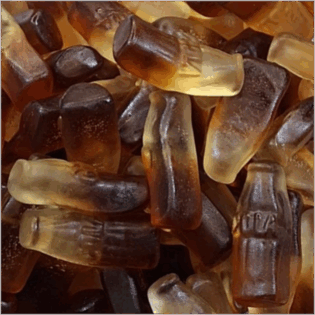 Żelki "Mini Butelki COLA" Cola