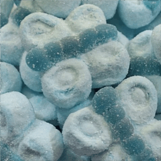 Pianki słodkie "Niebieski motyl"