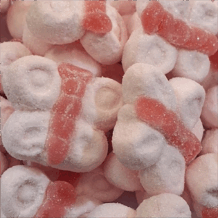 Pianki słodkie "Różowy motyl"