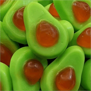 Żelki "Awokado" mango i marakuja