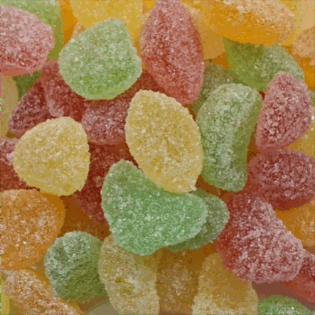 Żelki "MIX owocków" extra kwaśne