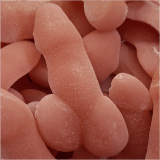 Żelki "Męskie kształty 18+" owocowe