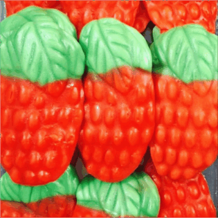 Żelki "Poziomka" owocowe XXL duże