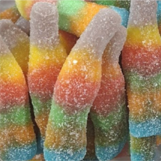 Żelki "Buteleczki Multicolor" owocowe kwaśne