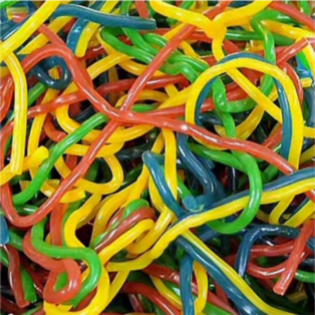 Żelki "Spaghetti Sznurówki" owocowe słodkie