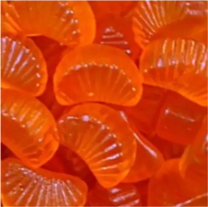 Żelki obierane "Pomarańcza 3D" z nadzieniem