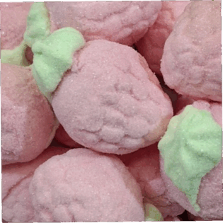 Pianki słodkie z nadzieniem malinowym