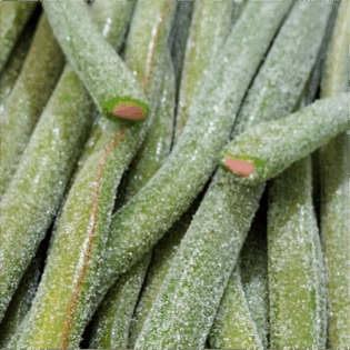 Żelki "Kable długie" kwaśny arbuz 60cm długości