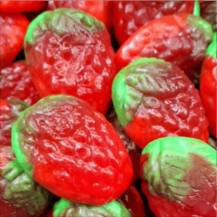 Żelki "Poziomka" nadziewane musem