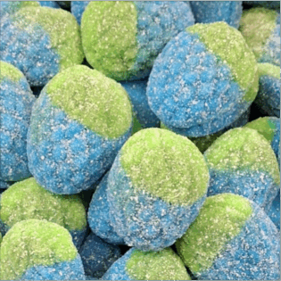 Żelki "Malina niebieska" z nadzieniem