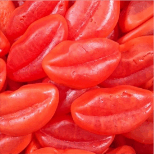 Żelki "BOTOX" wypełnione sokiem truskawkowym