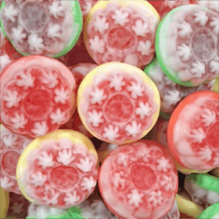 Żelki "Tarta z musem owocowym" nadziewane