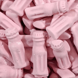 Żelki-pianki "Butelki owoce leśne"