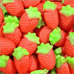 Żelki "Dojrzałe poziomki"