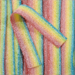 Żelki "Paski neonowe" wieloowocowe