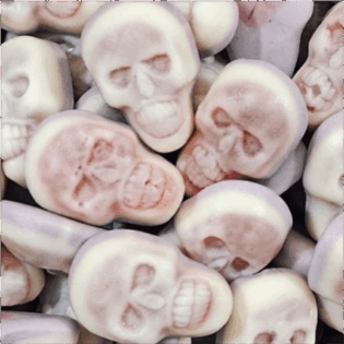 Żelki "Czaszka" z musem owocowym