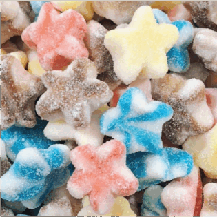 Żelki "Gwiazdy kolorowe" lekko kwaśne