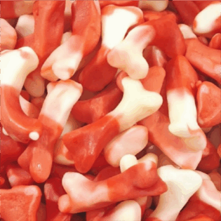 Żelki "Kości owocowe"