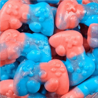 Żelki "Joystick" o smaku gumy balonowej