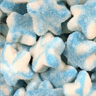 Żelki Gwiazdy "Gwiazda jagodowa" w cukrze