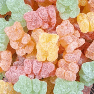 Żelki "Misie owocowe" mocno kwaśne