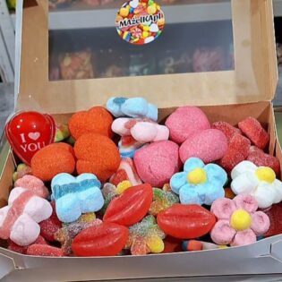 Zestaw prezentowy żelki/pianki na każdą okazje! 1kg