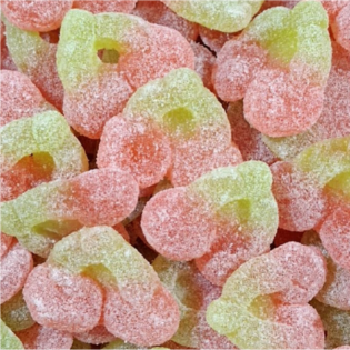 Żelki "Wiśnie" bardzo mocno kwaśne