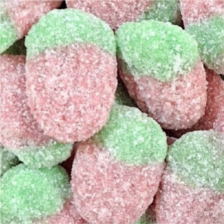 Żelki "Poziomki" lekko kwaśne