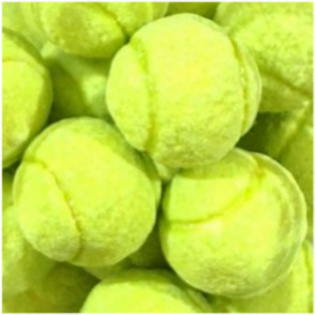 Gumy balonowe "Piłki tenisowe XXL" 5 szt