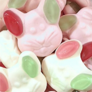 Żelki "Zajączki" jogurtowo-owocowe