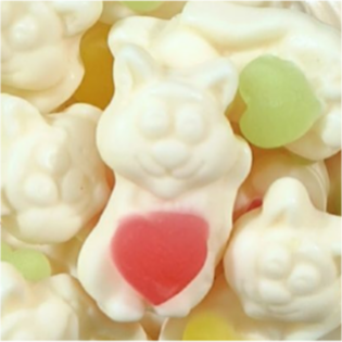 Żelki "Kotki" śmietankowo-owocowe