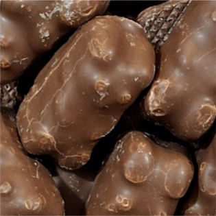 Galaretki owocowe "Misie" w mlecznej czekoladzie