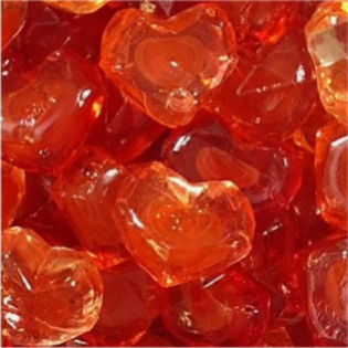 "Żelki Serduszka 4d" z nadzieniem truskawkowym